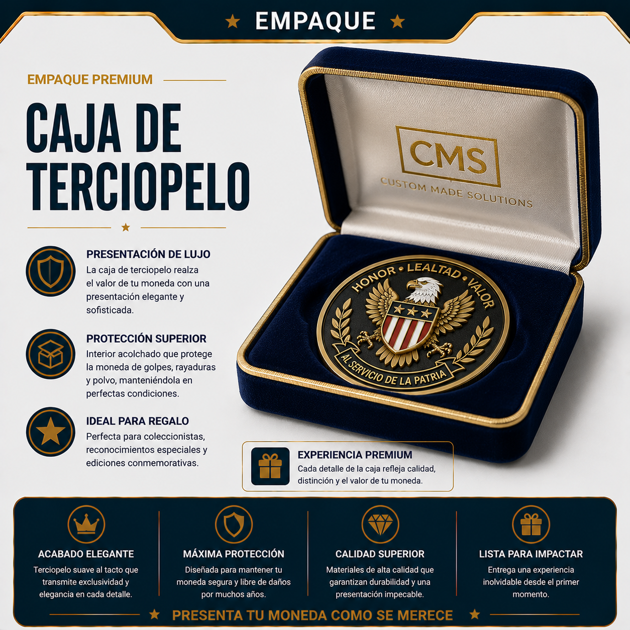 Caja de terciopelo