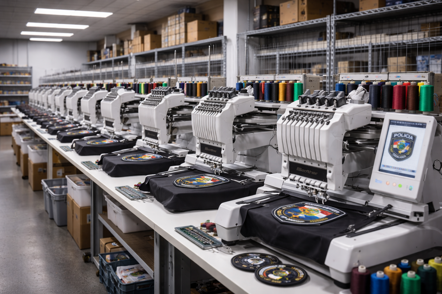 Costura sew-on: máxima durabilidad para uniformes y lavado frecuente