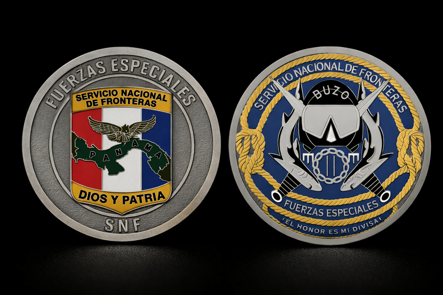 Monedas metálicas personalizadas para protocolo y reconocimiento