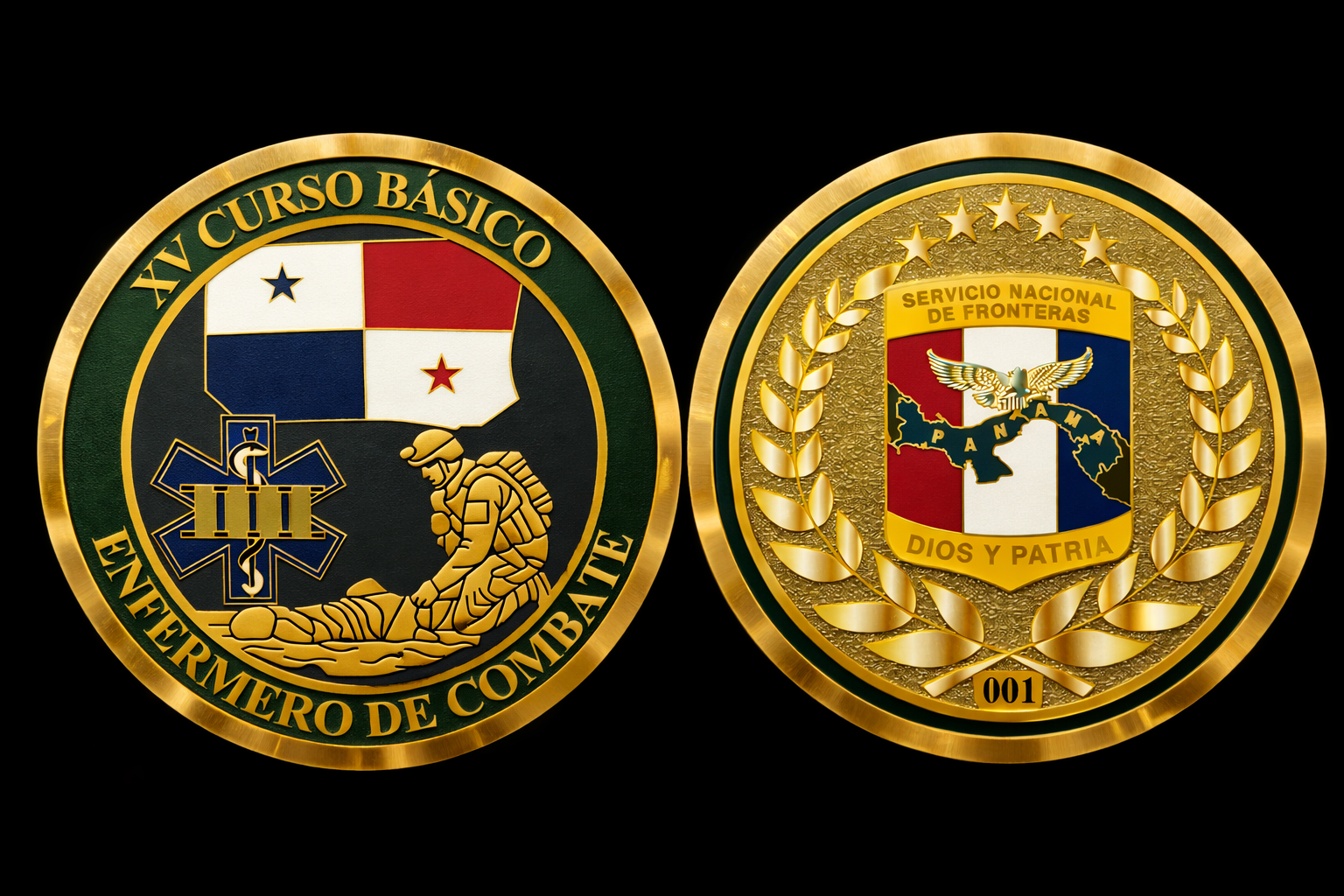 Monedas militares personalizadas estilo challenge coin