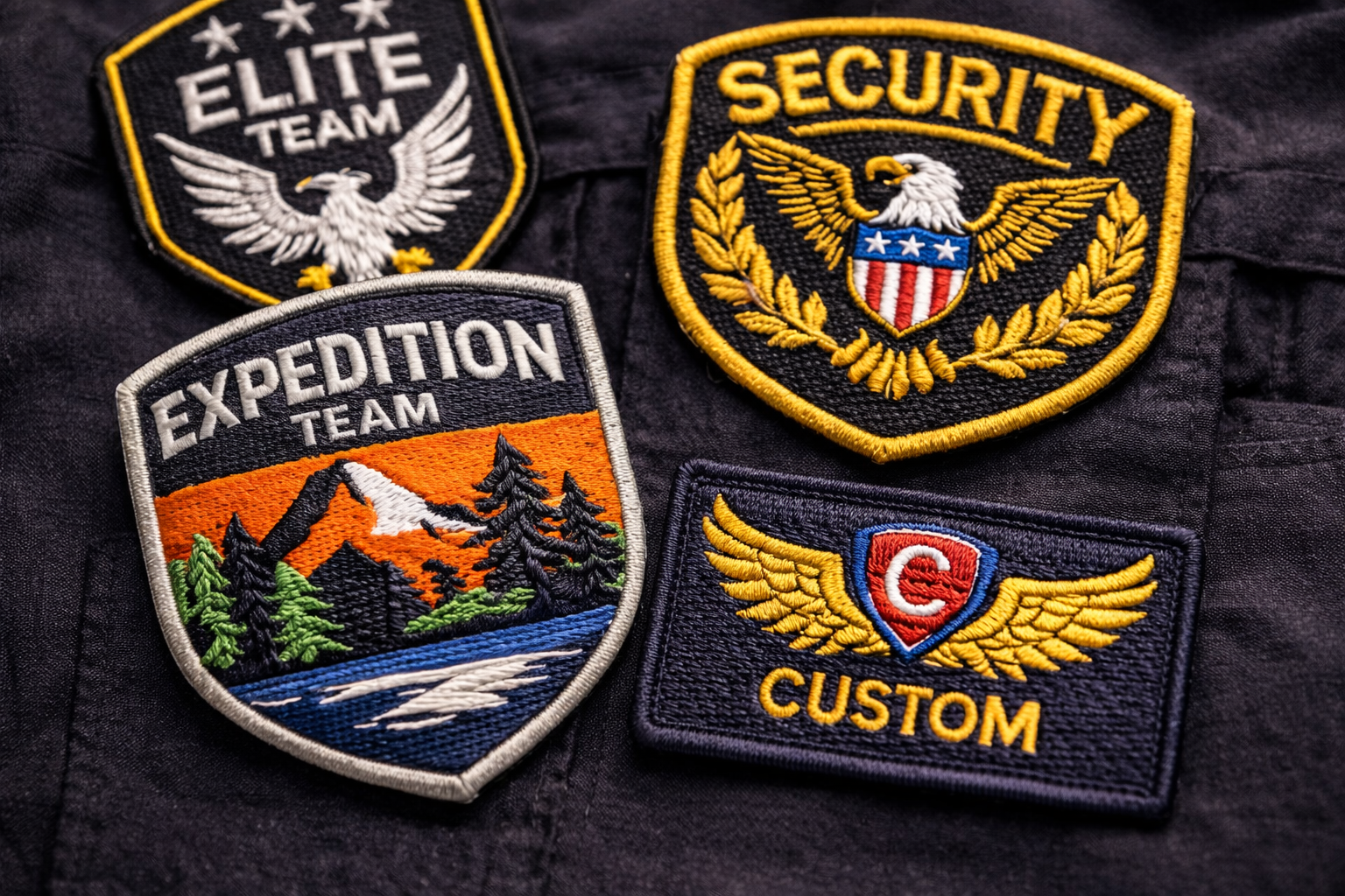 parches bordados personalizados estilo clasico