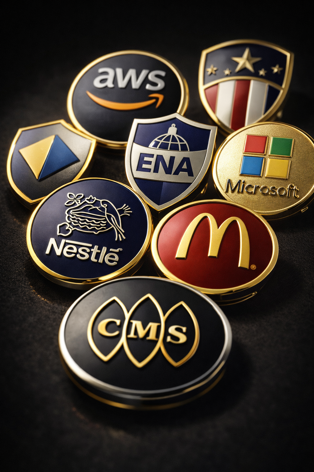 Fabricación de pines de solapa premium en Panamá y Latinoamérica por CMS Latam