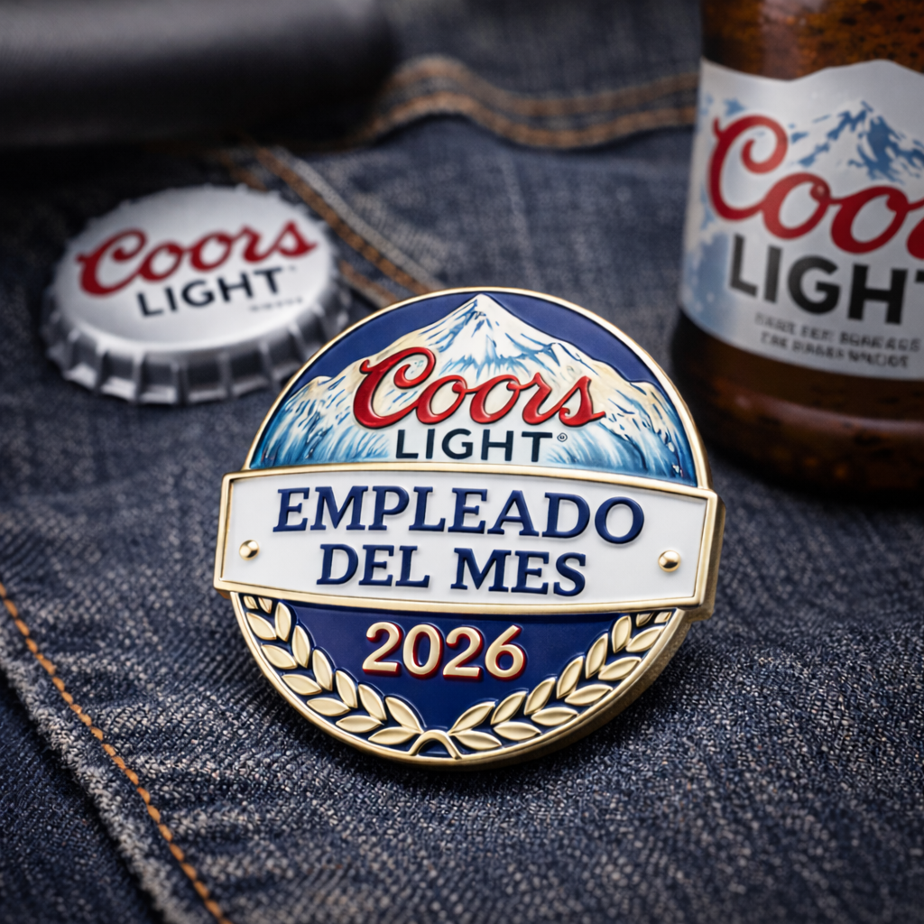 Pines corporativos personalizados para programa de reconocimiento de empleados