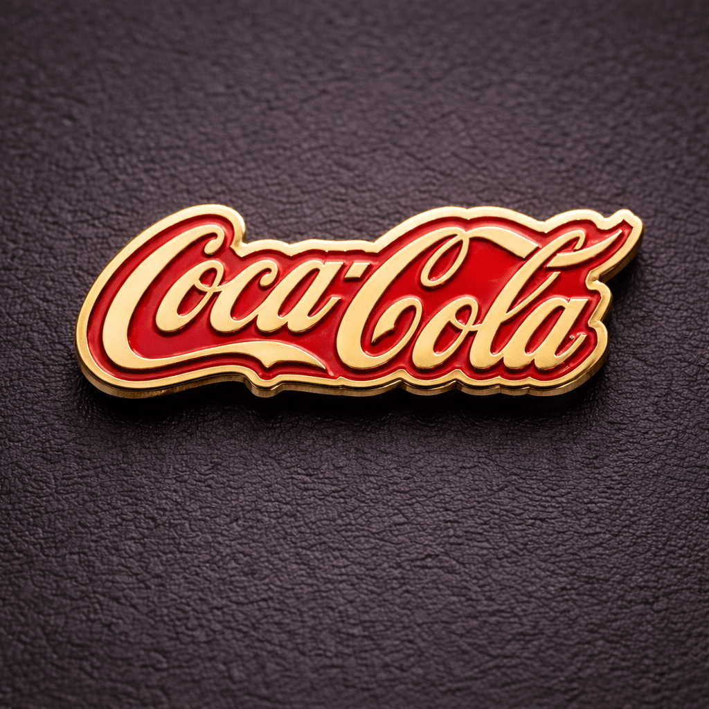 Pines metálicos personalizados con logo de empresa en acabado brillante